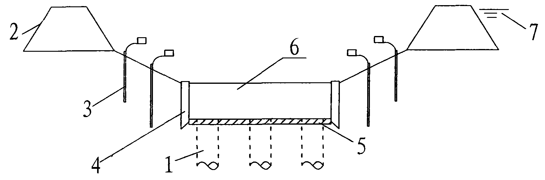 Earth-steel combined cofferdam construction method for underwater pile cap of bridge