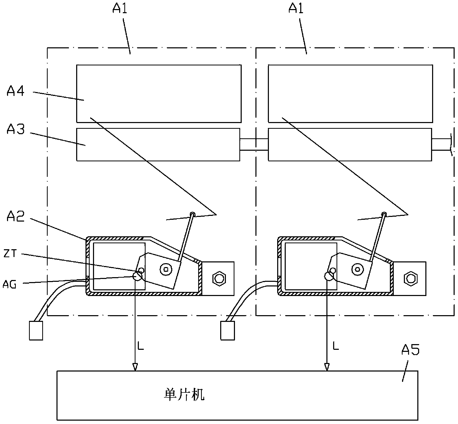 Yield statistic device of textile machine