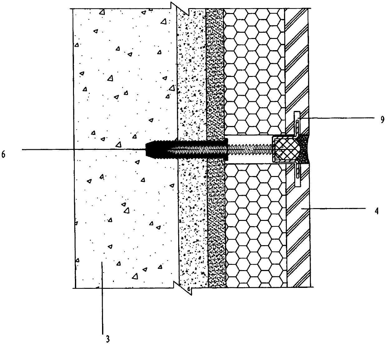 Wall panel connection device and wall surface construction method using same