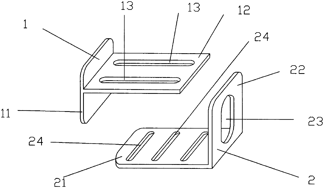 Wall panel connection device and wall surface construction method using same