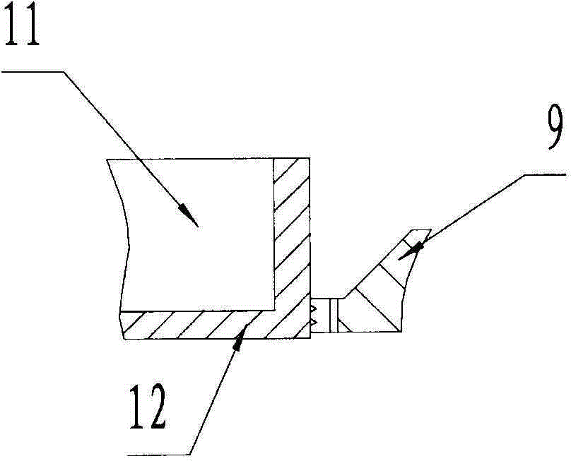 A lateral thruster and positioning method for machining aircraft thin-walled parts