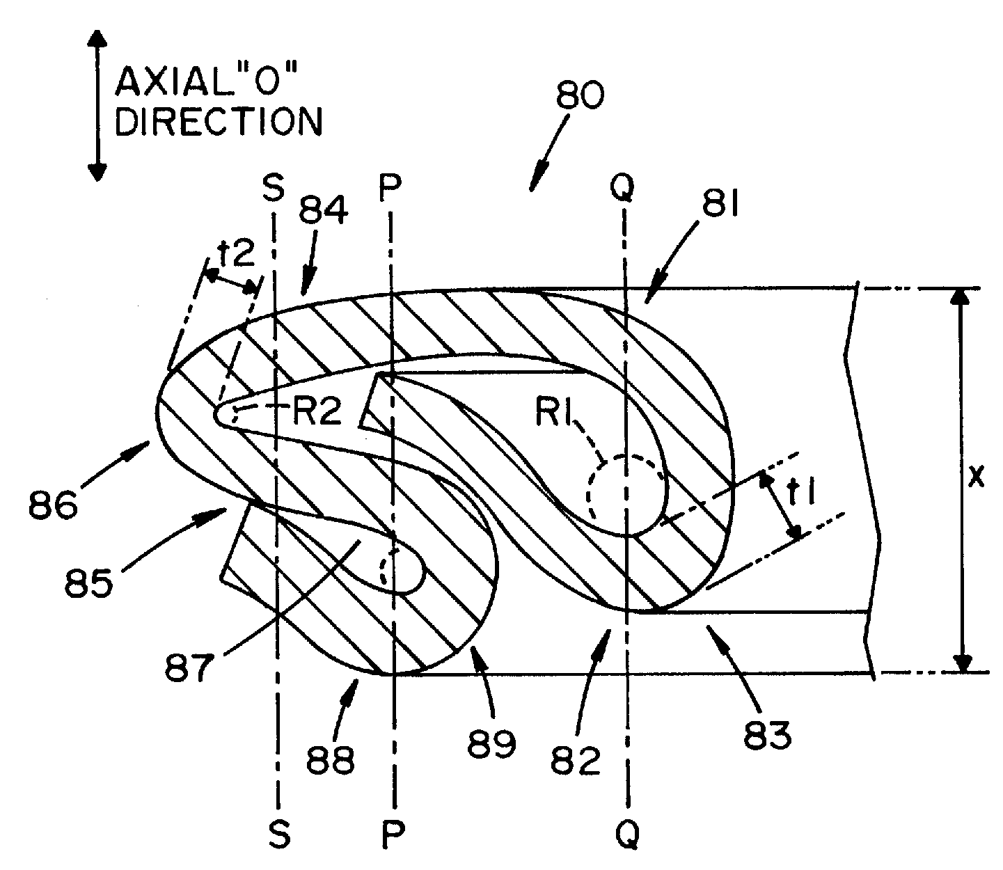 Sealing member for spark plug