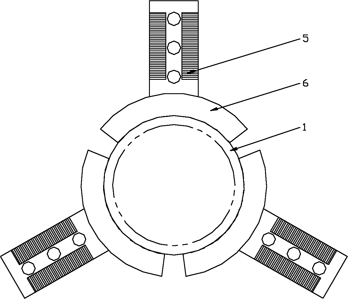 Thin-wall piece lathe clamp