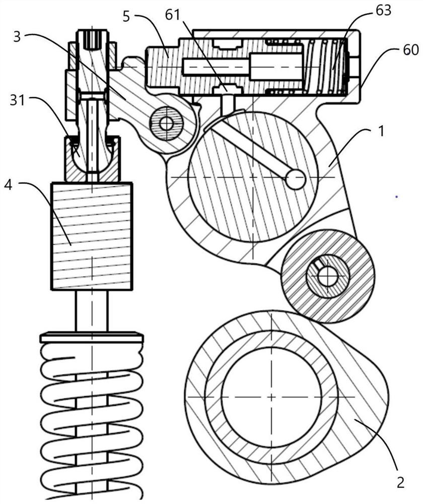 Rocker arm assembly with variable valve lift