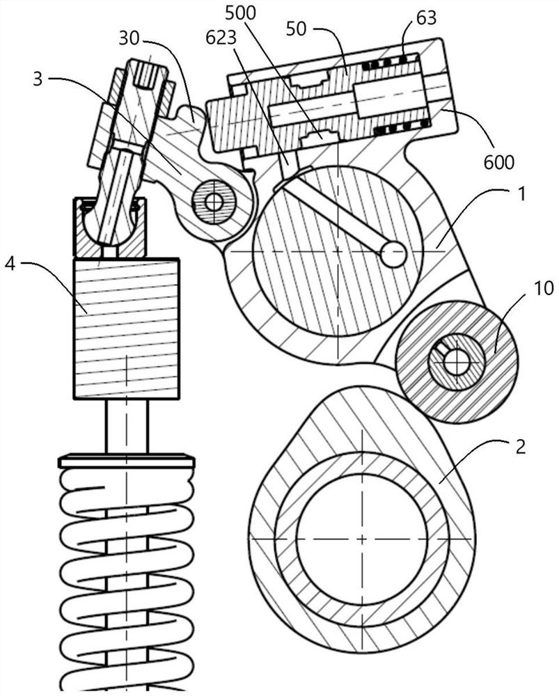 Rocker arm assembly with variable valve lift