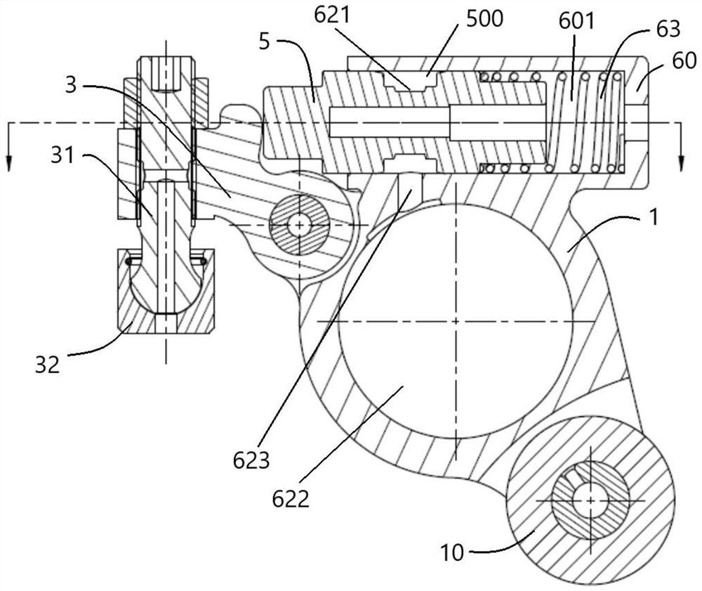 Rocker arm assembly with variable valve lift