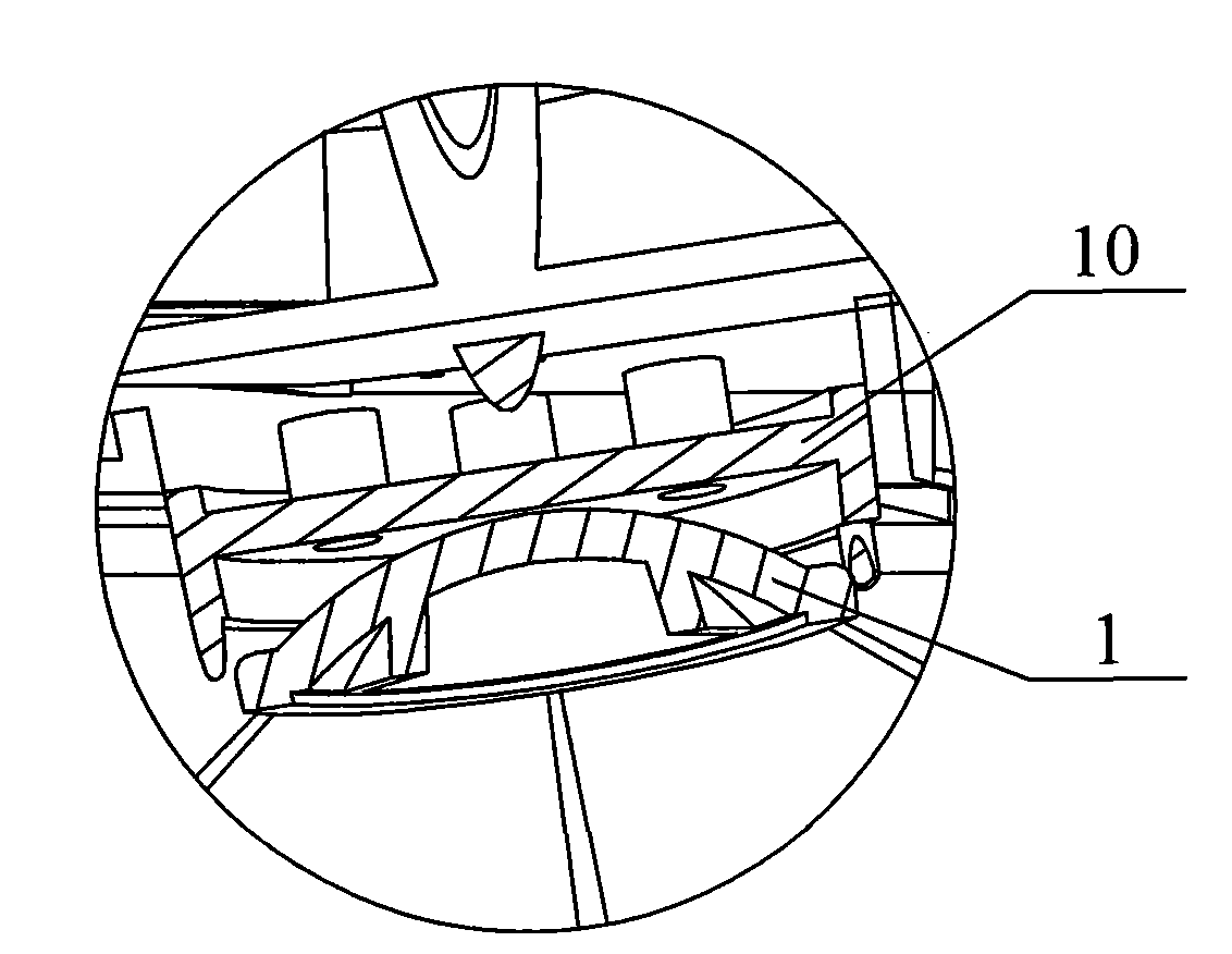 Side brush device of cleaning robot