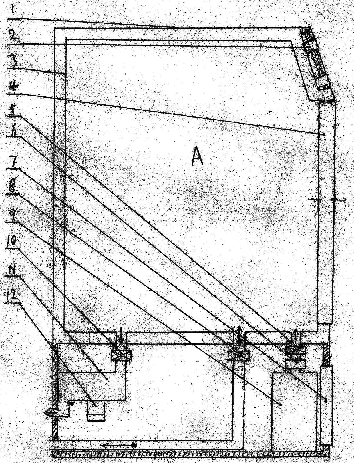 A smell-removing and perfuming machine