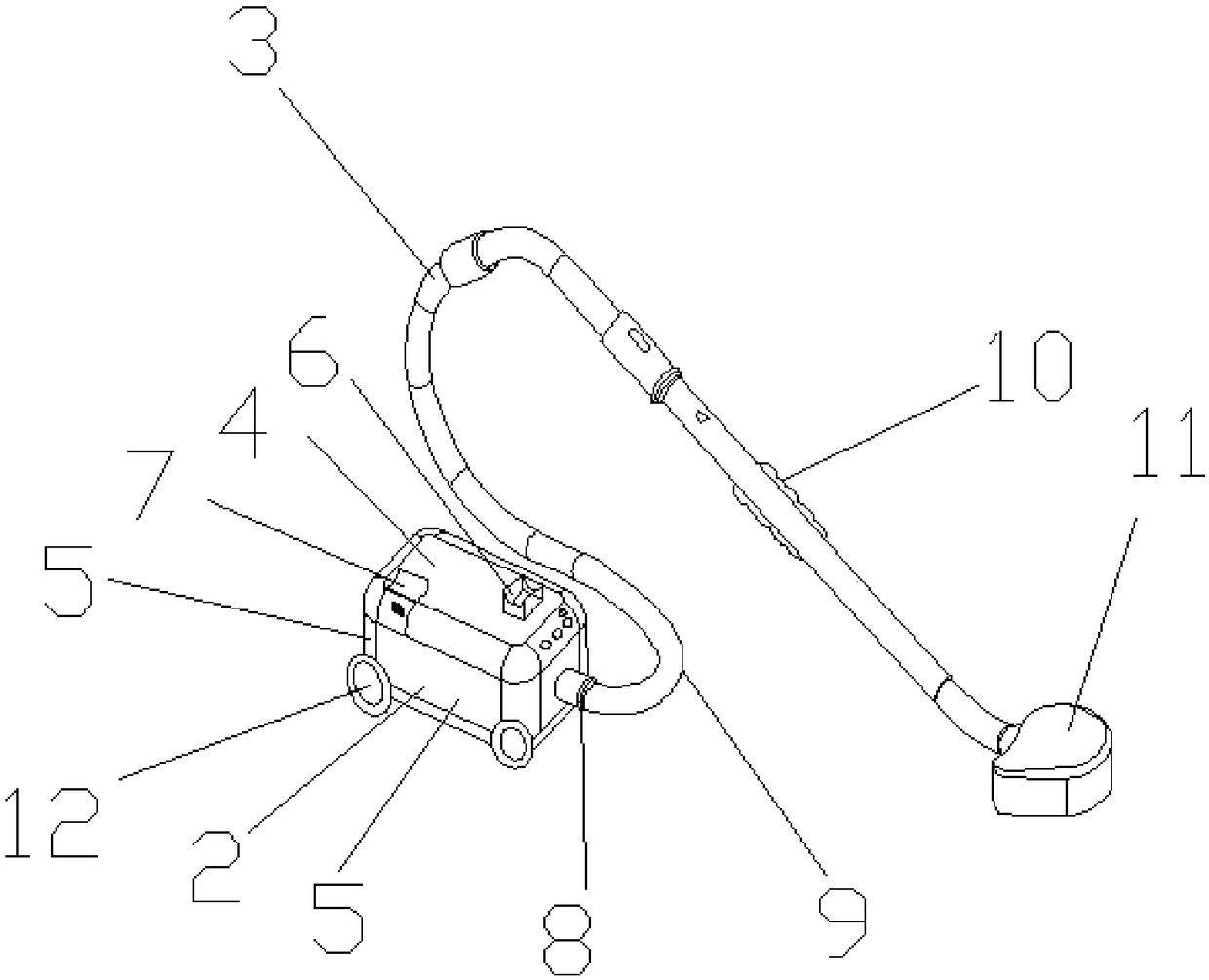 Dust removal machine