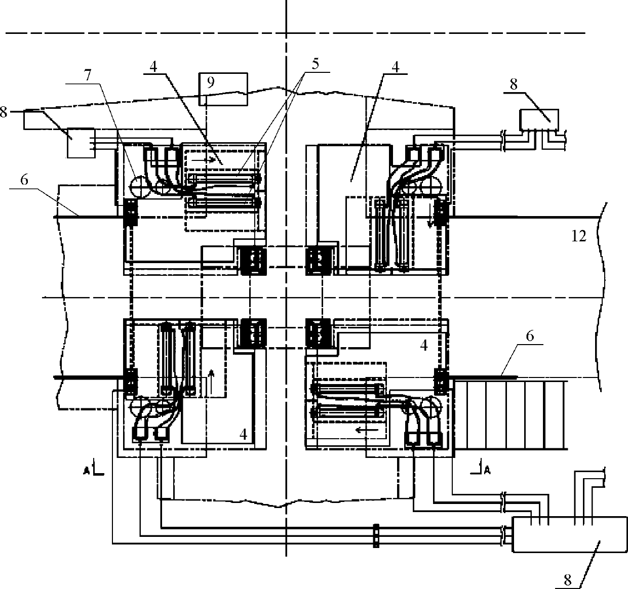 Edge safety device for entry and exit pits of cold rolling mill and method of use thereof