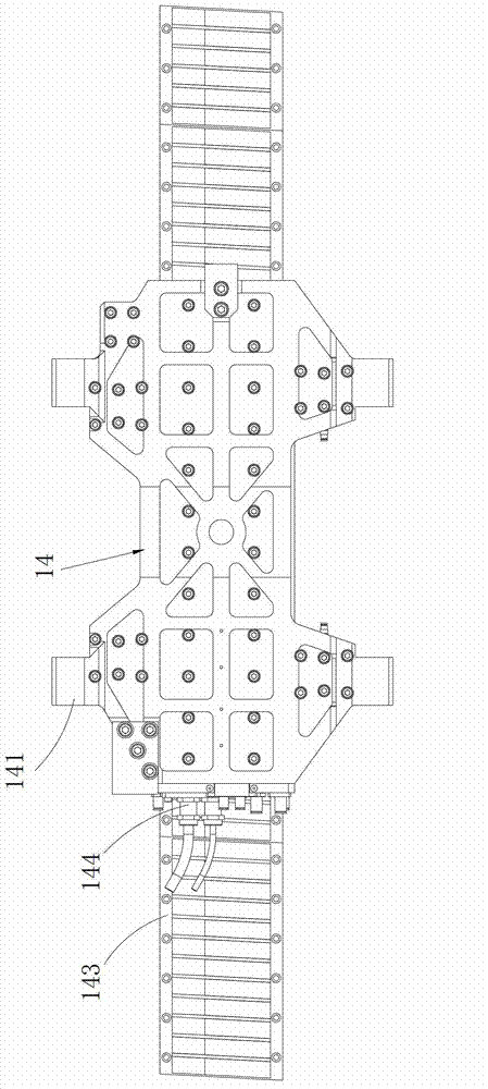 Multi-axis cascade connection direct driving PCB (printed circuit board) drilling machine