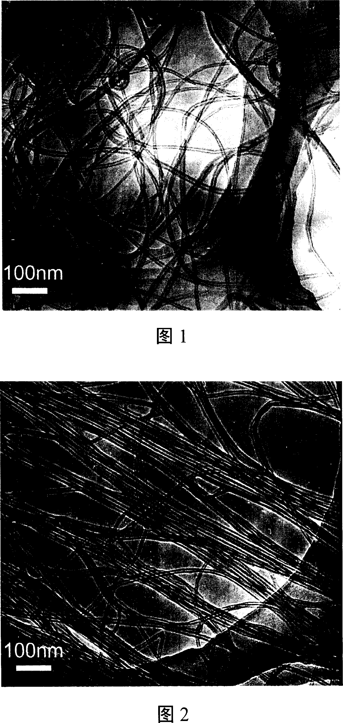 Method for preparing carbon nano tube array