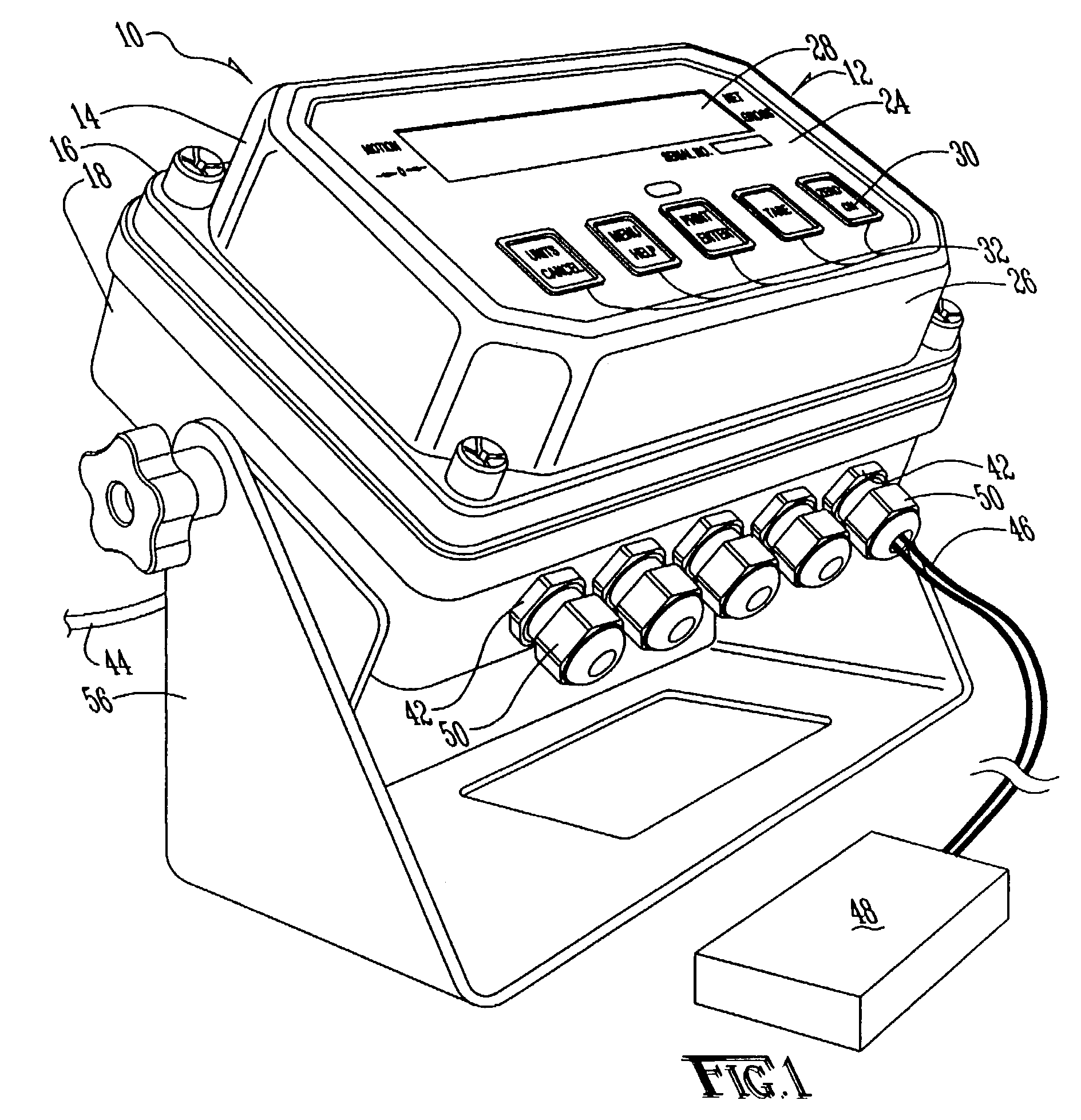 Modular sealed portable digital electronic controller