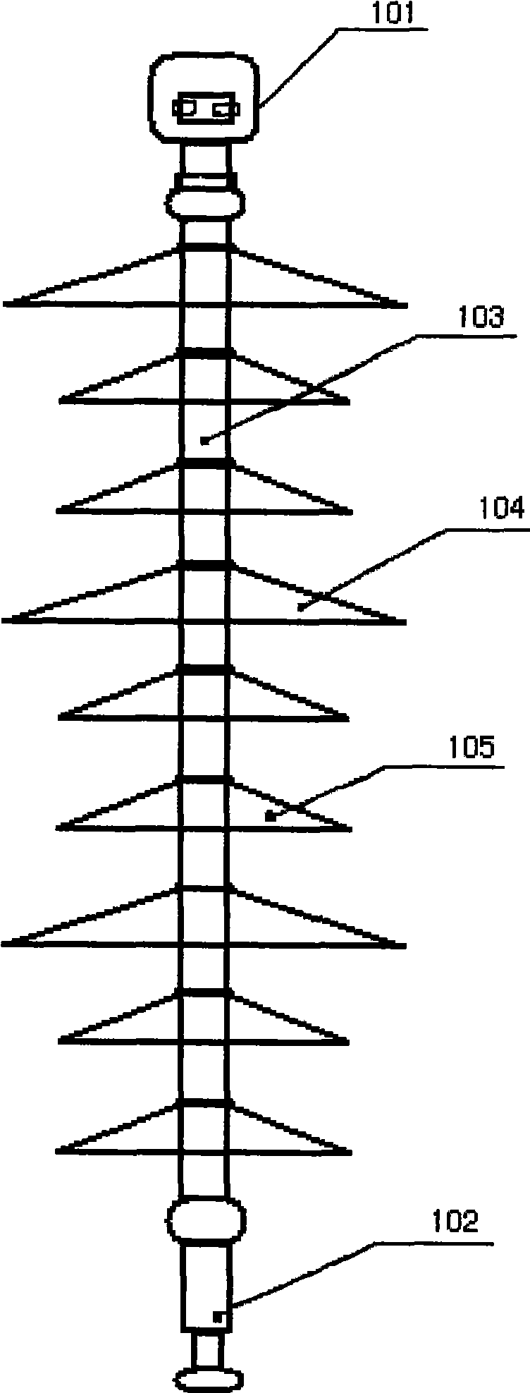 Method for manufacturing silicon rubber compound insulator