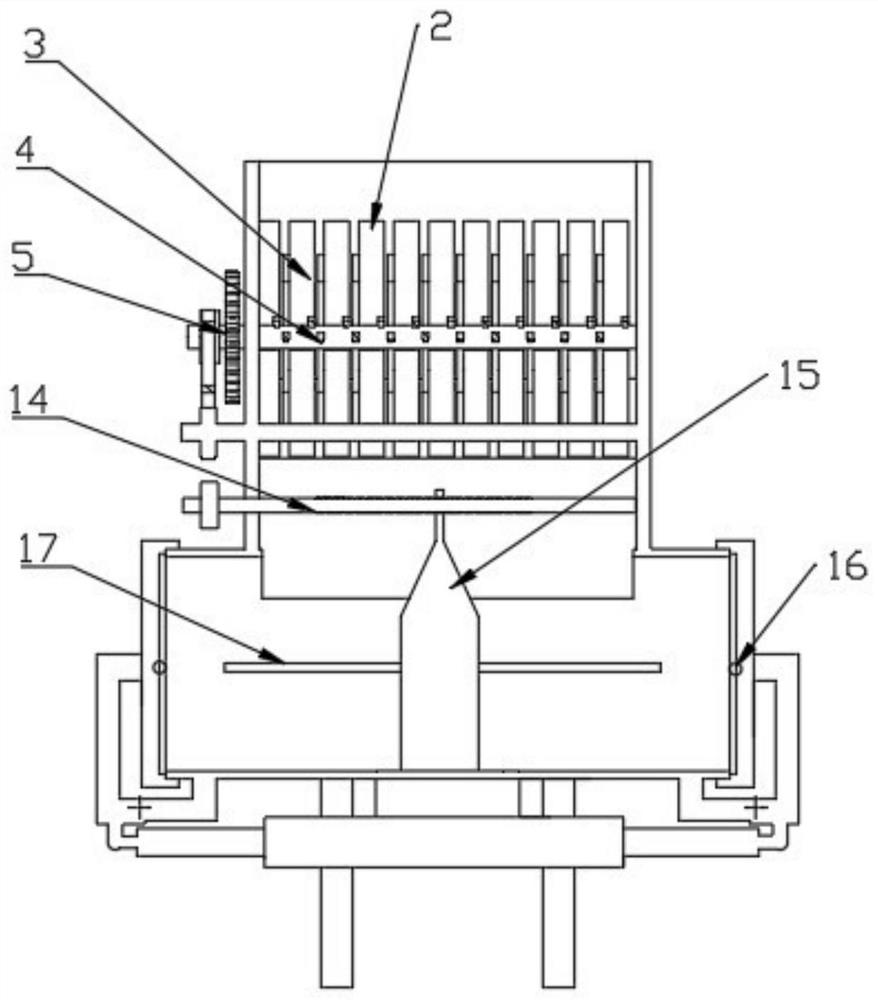 Garbage crushing and compressing device