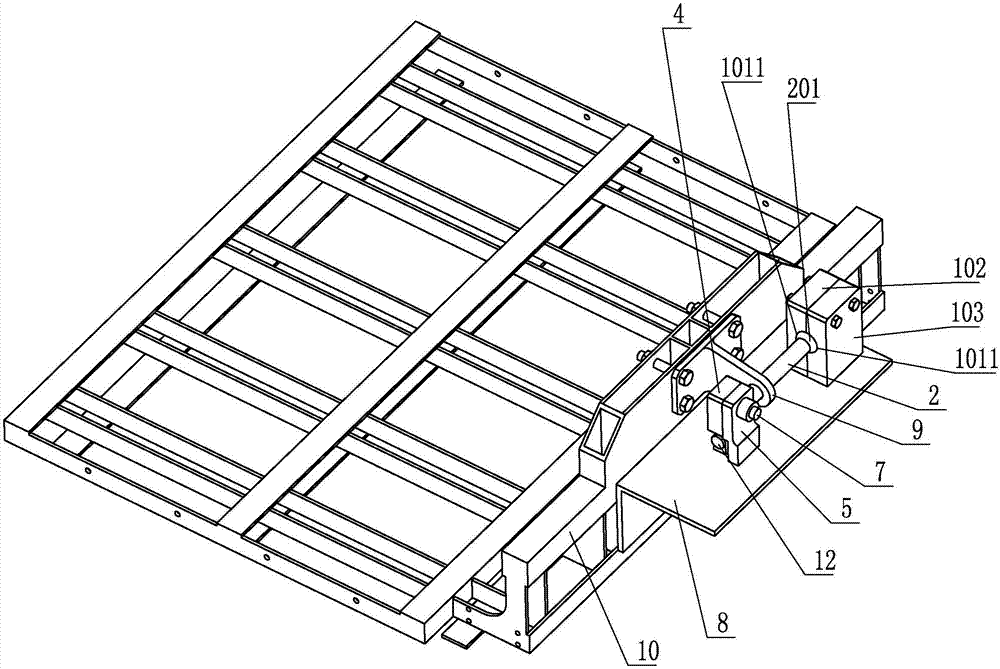 Sampling basket throwing device of manned submarine