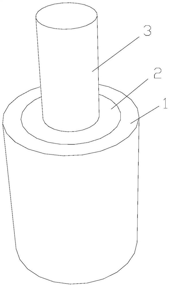 Three-phase bionic sleeve stent and preparation method thereof