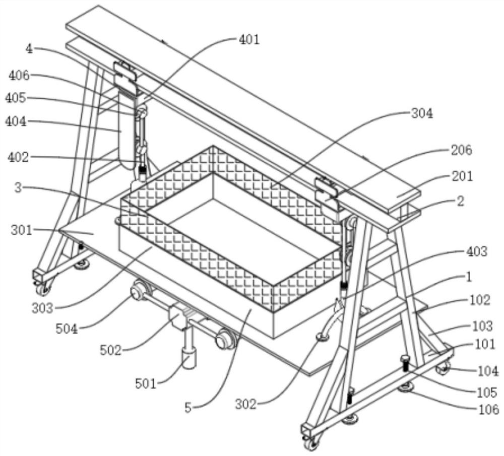 Adjusting mechanism for building climbing frame chain