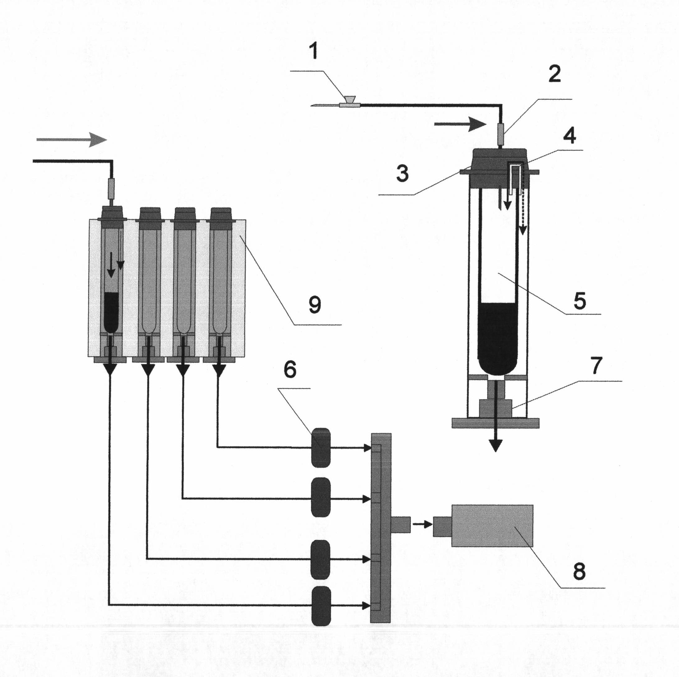 Instant vacuum venous blood-sampling method and special equipment