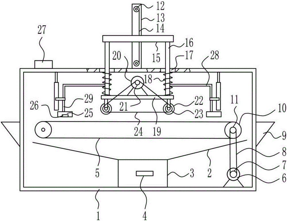 Automatic bamboo machining device