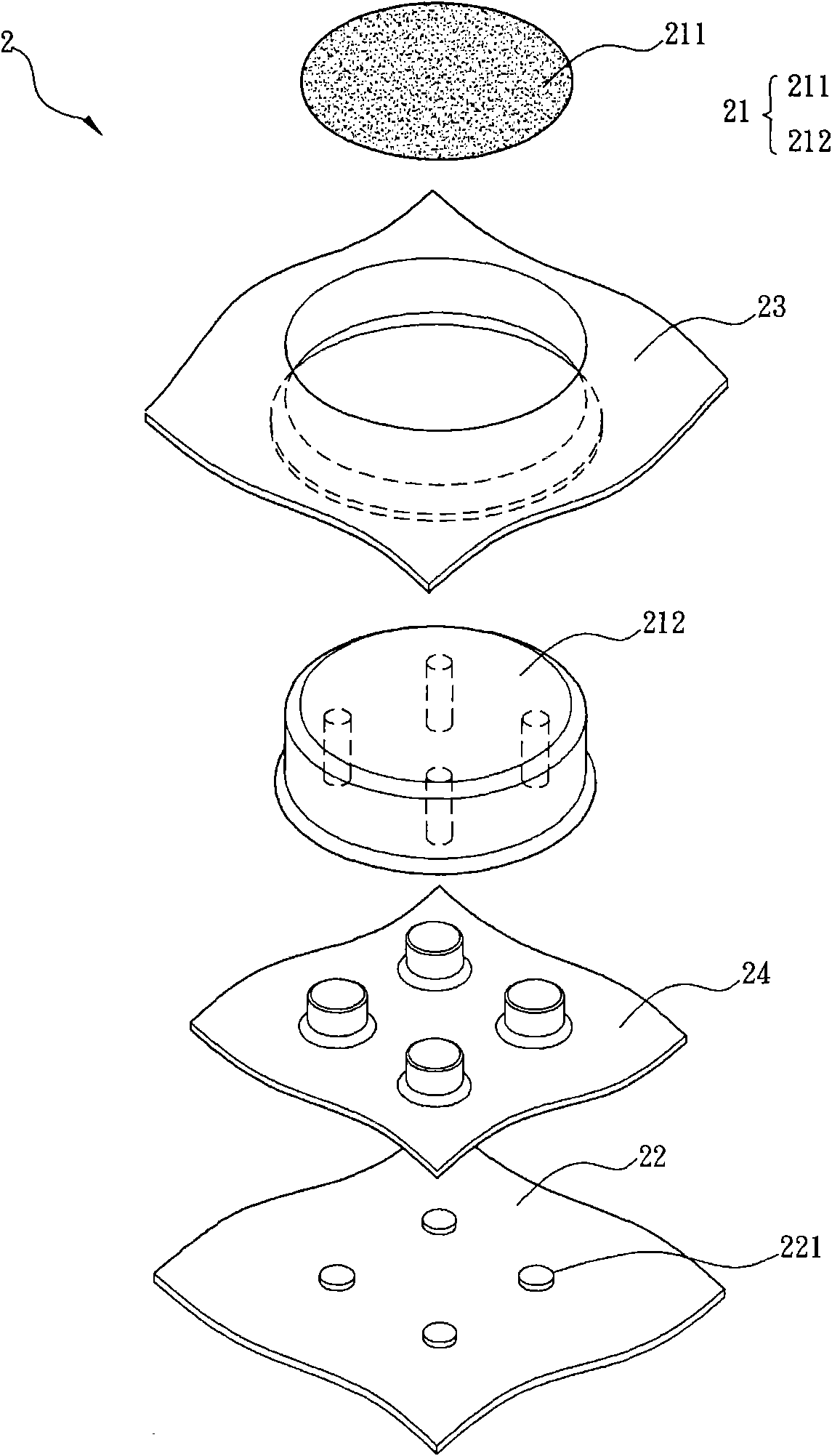 Portable electronic device and key assembly thereof