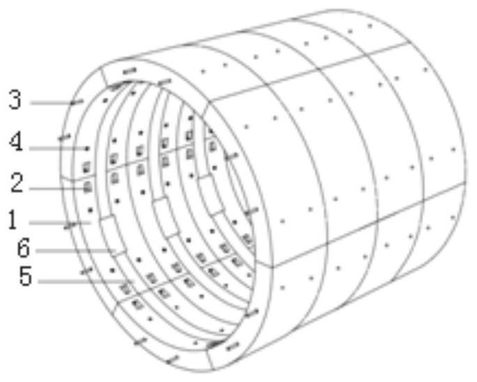 A composite support structure, construction system and method