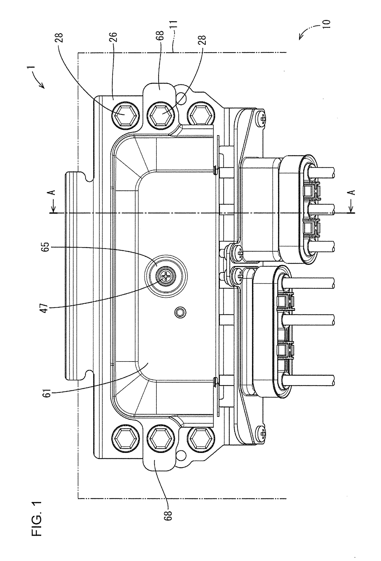 Device case closing structure