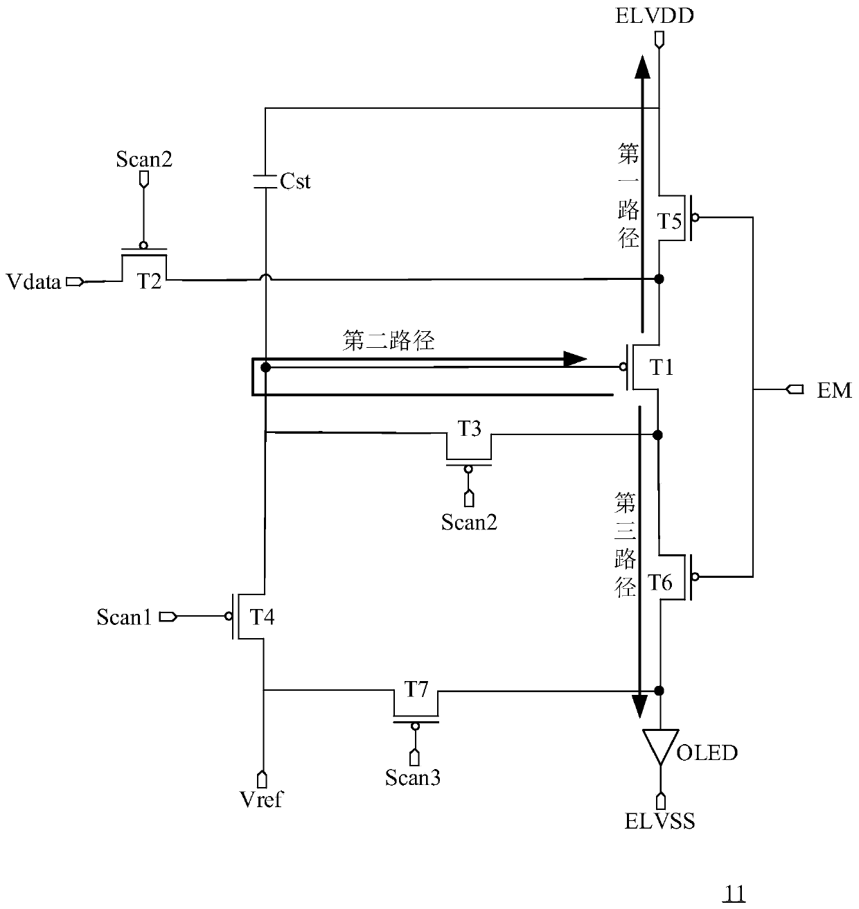 Display panel, first pixel circuit and display device