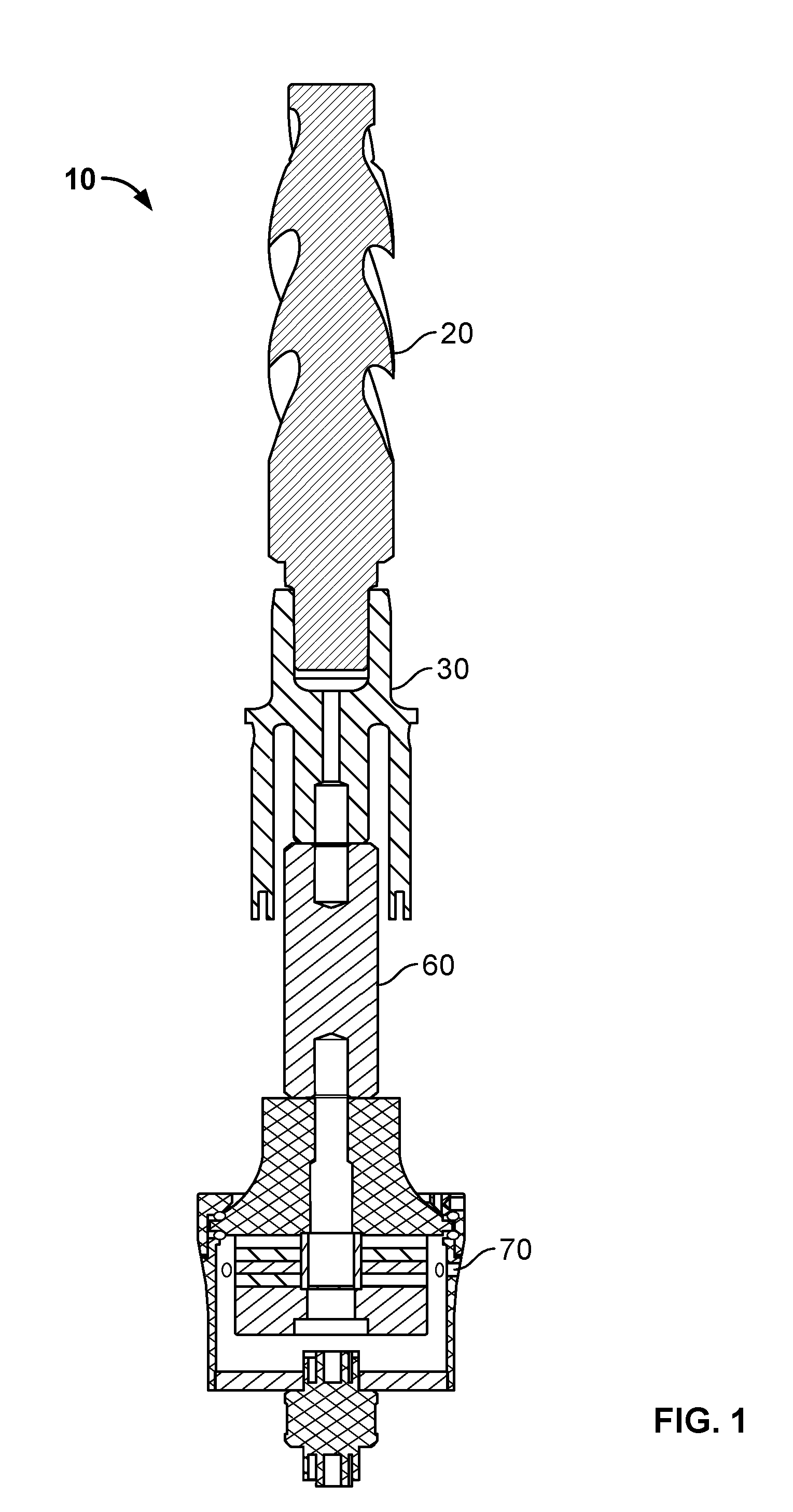 Ultrasonic machining assembly for use with portable devices