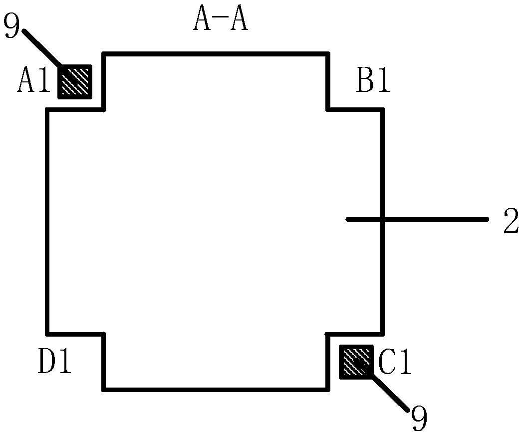 Infrared detector with high-efficiency resonant cavity and preparation method thereof