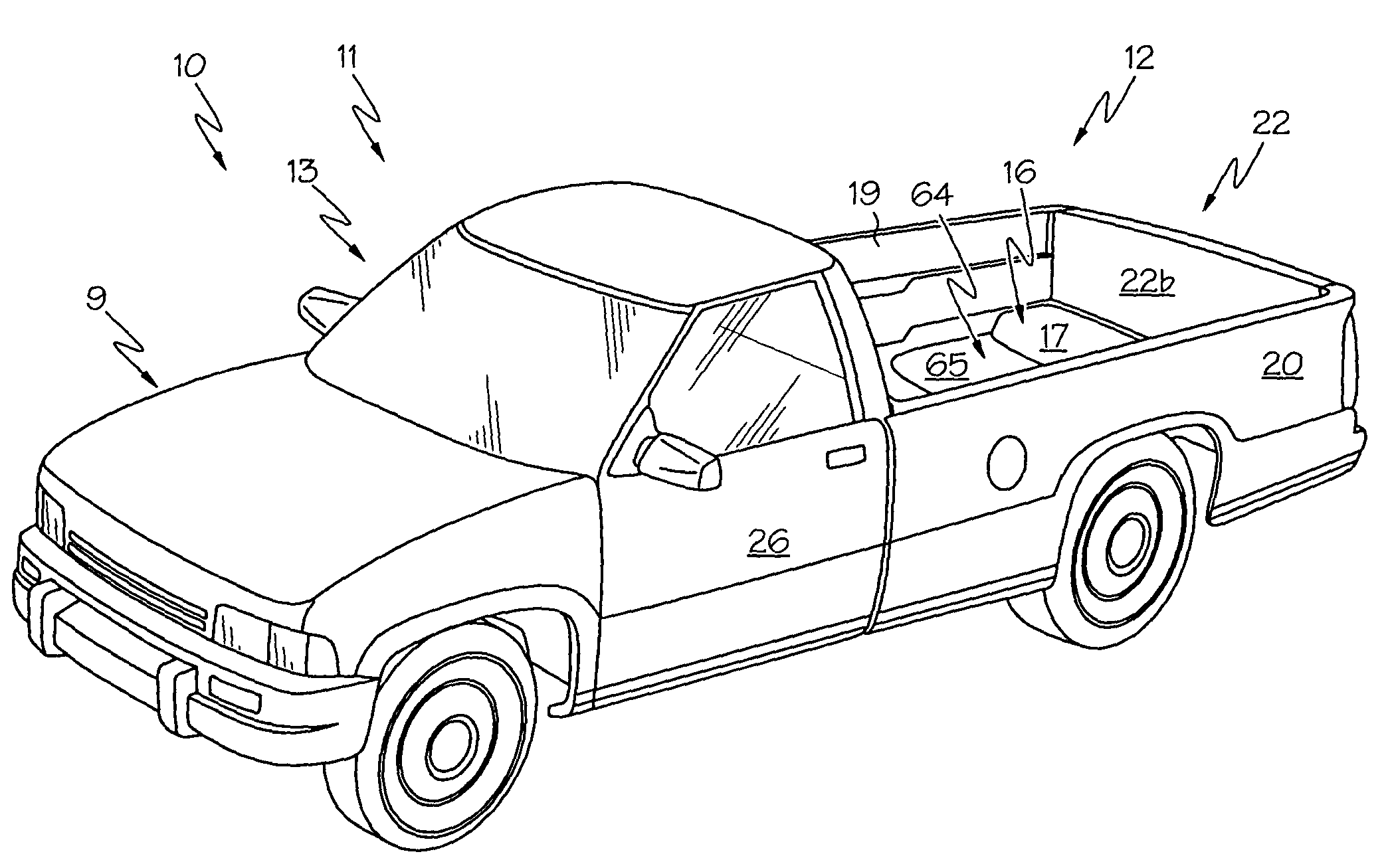 Cargo carrying system having multiple closure members