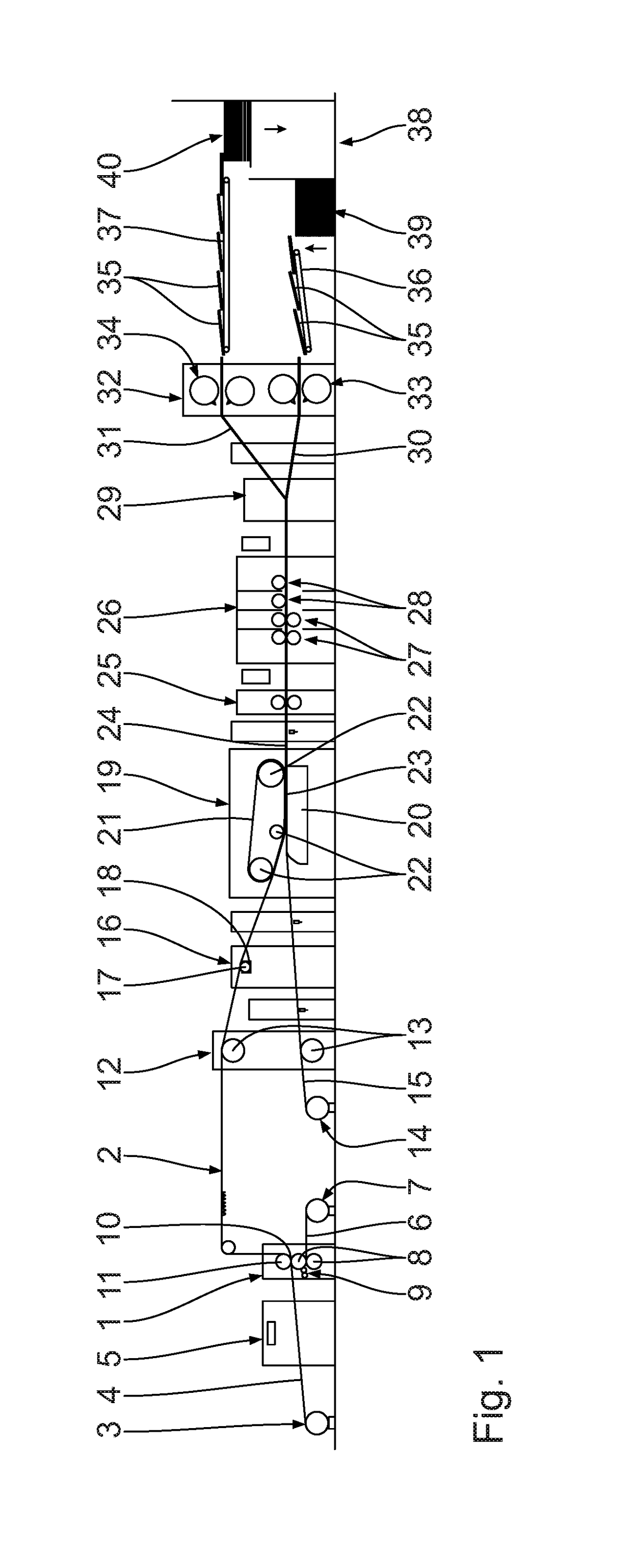 Sheet depositing arrangement