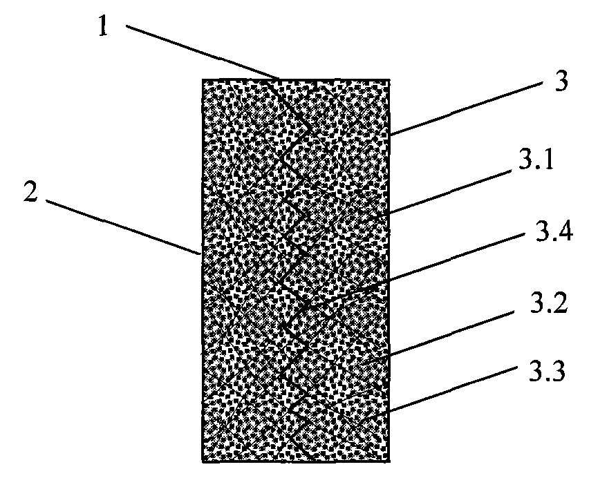 Standard test piece based on calibration permeability test