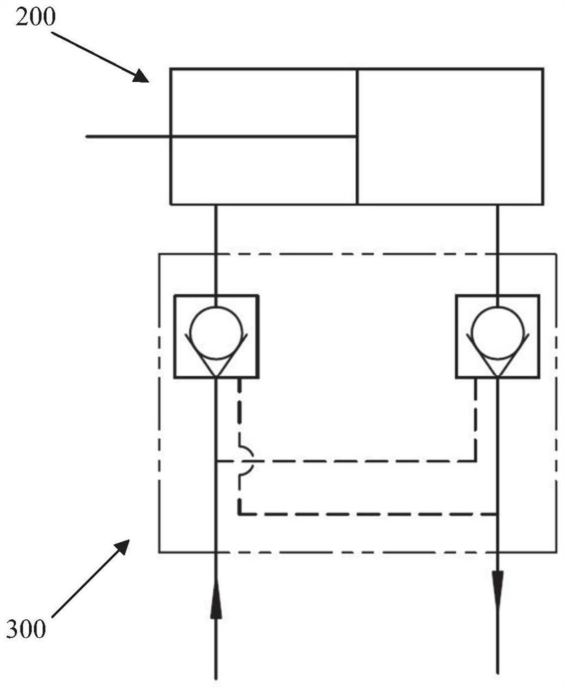 A hydraulic cylinder high pressure protection device