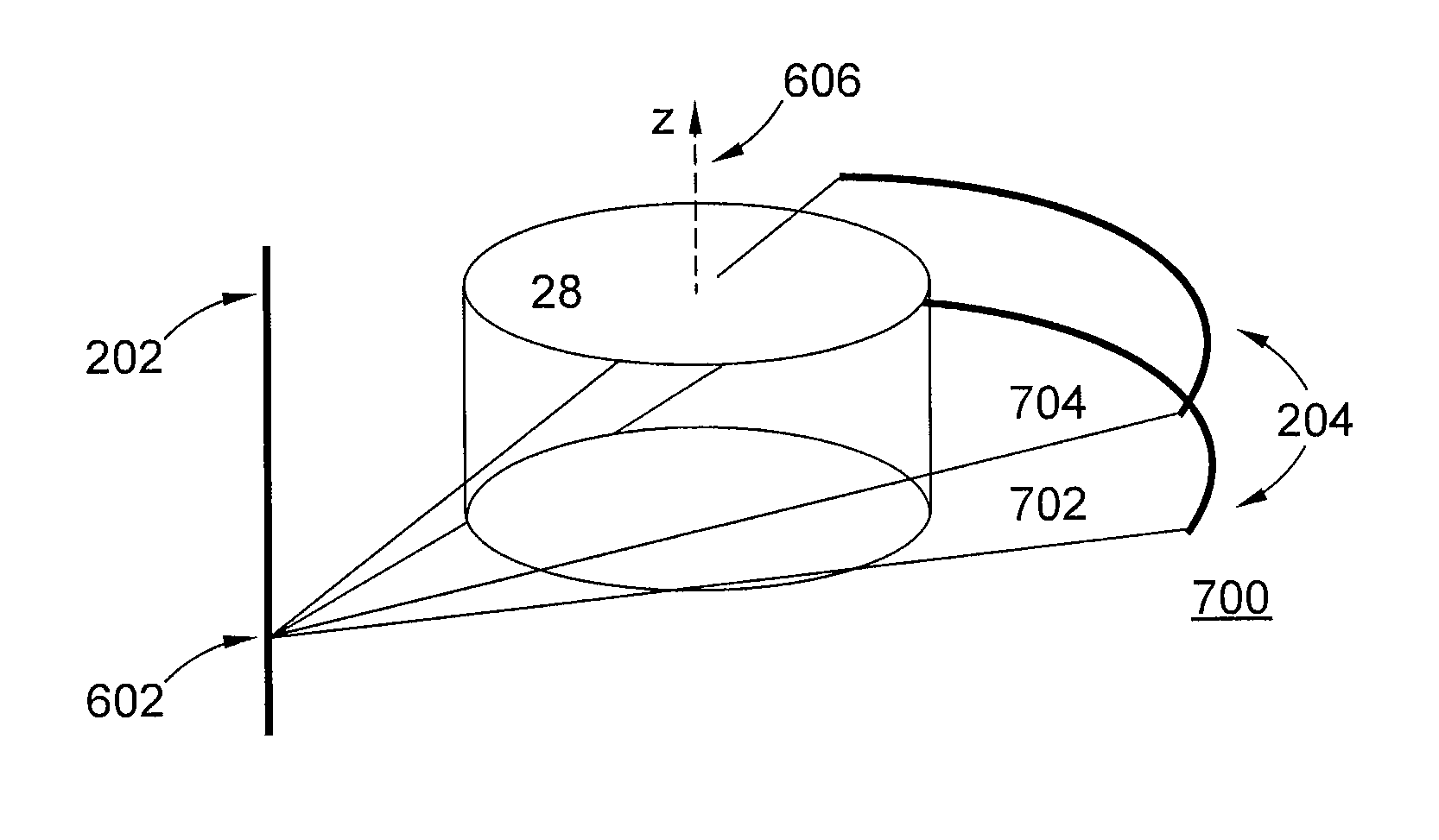 Tetrahedron beam computed tomography with multiple detectors and/or source arrays