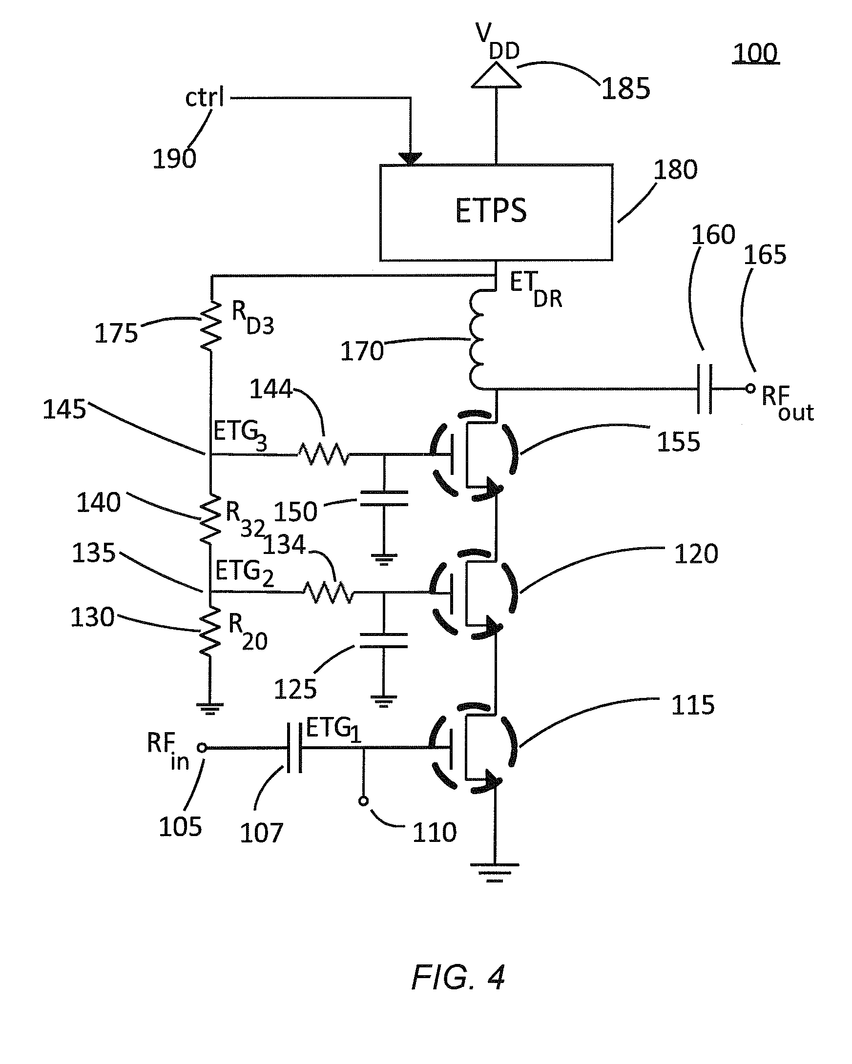 Amplifiers Operating in Envelope Tracking Mode or Non-Envelope Tracking Mode