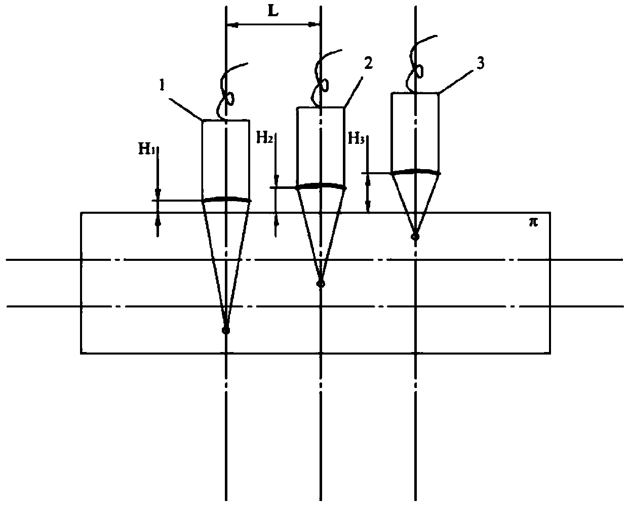 Water immersion ultrasonic flaw detection method for rolled steel defects