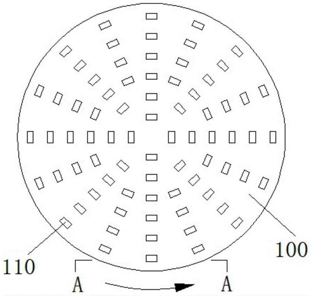 A blow-off fabric expansion device