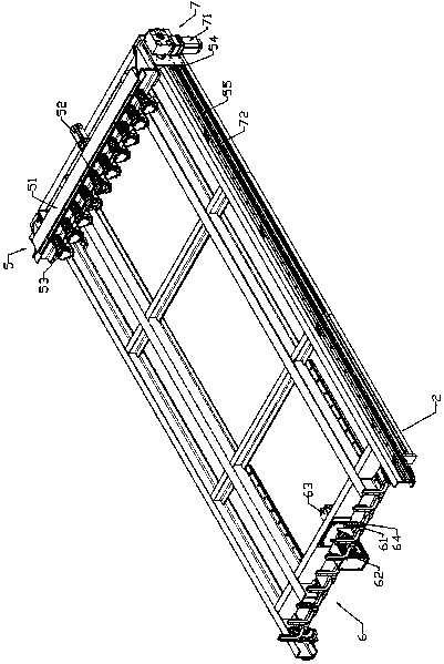 Glass tube coating device