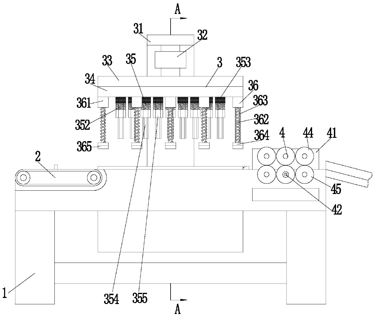 Computer cabinet manufacturing and machining auxiliary device