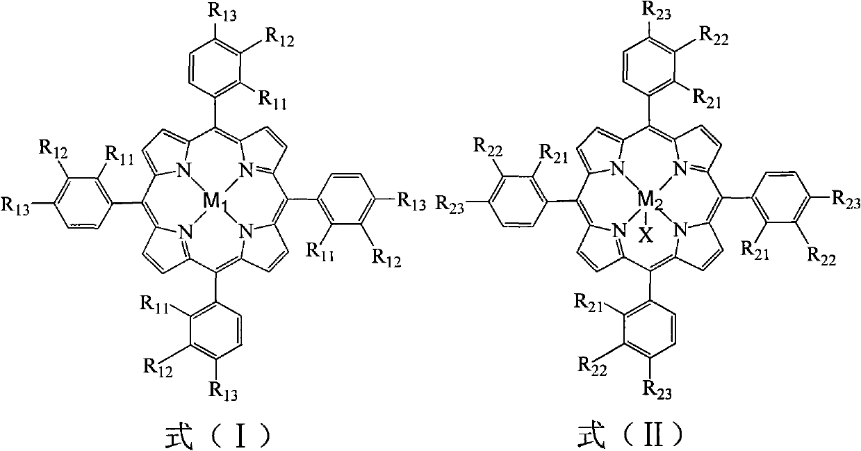 Method for preparing p-bromophenylacetone by biomimetic catalytic oxidation of p-bromoethylbenzene