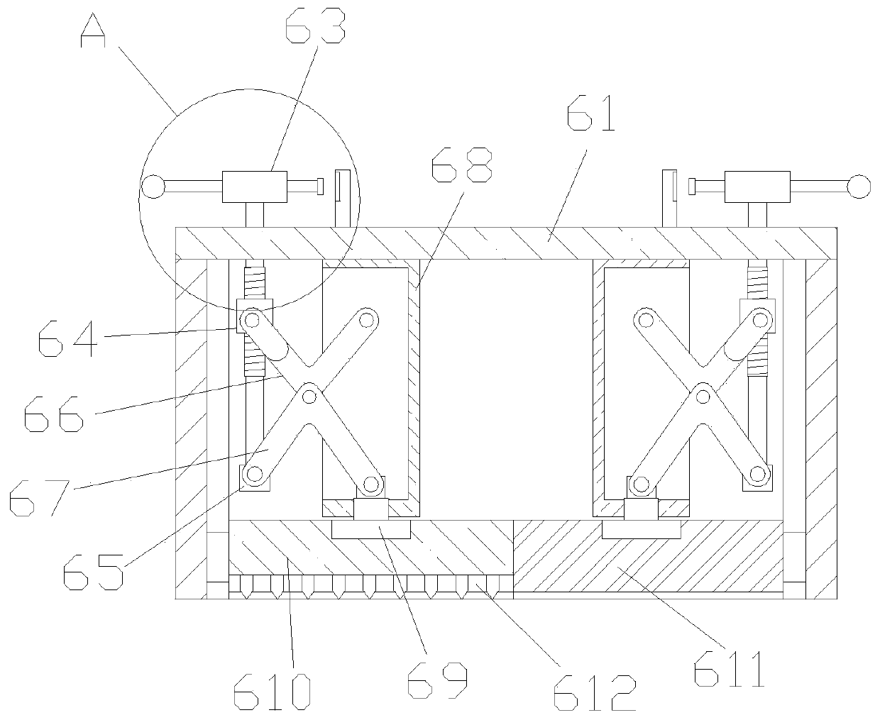 Improved type building aerated block carrying device