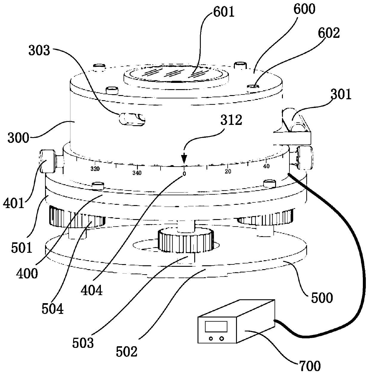 Horizontal reference device by adopting low-melting-point alloy and leveling method thereof