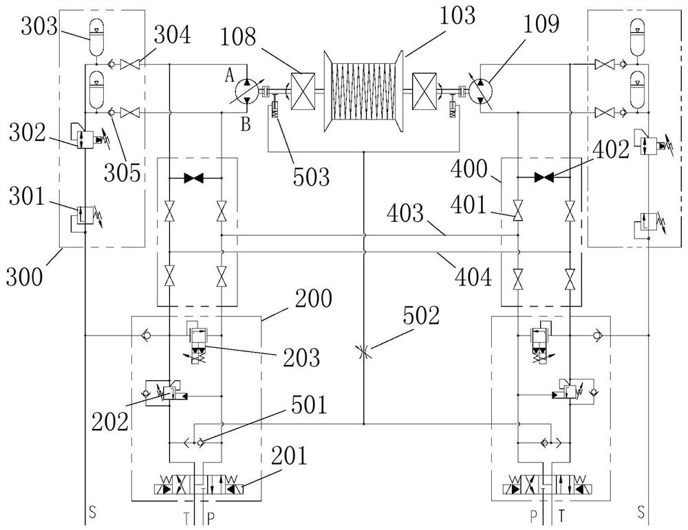 Multifunctional hoisting winch for use manned submersible recovery operation