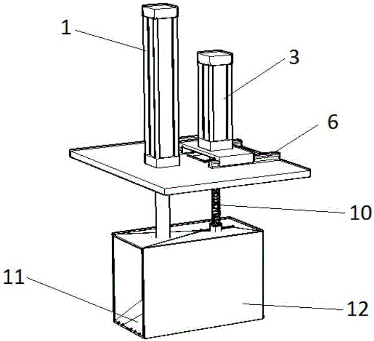 Rolling stone releasing apparatus for indoor test and rolling stone releasing test method