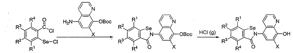 Benzisoselenazolone quinoline derivative and application thereof in treatment of Alzheimer's disease