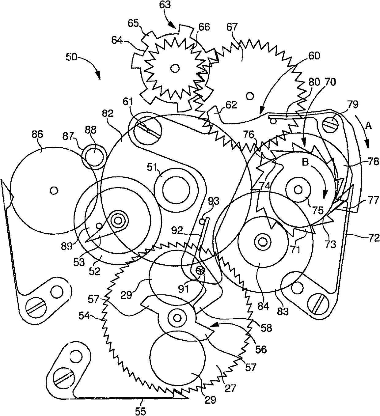 Timepiece comprising a mechanical chinese calendar