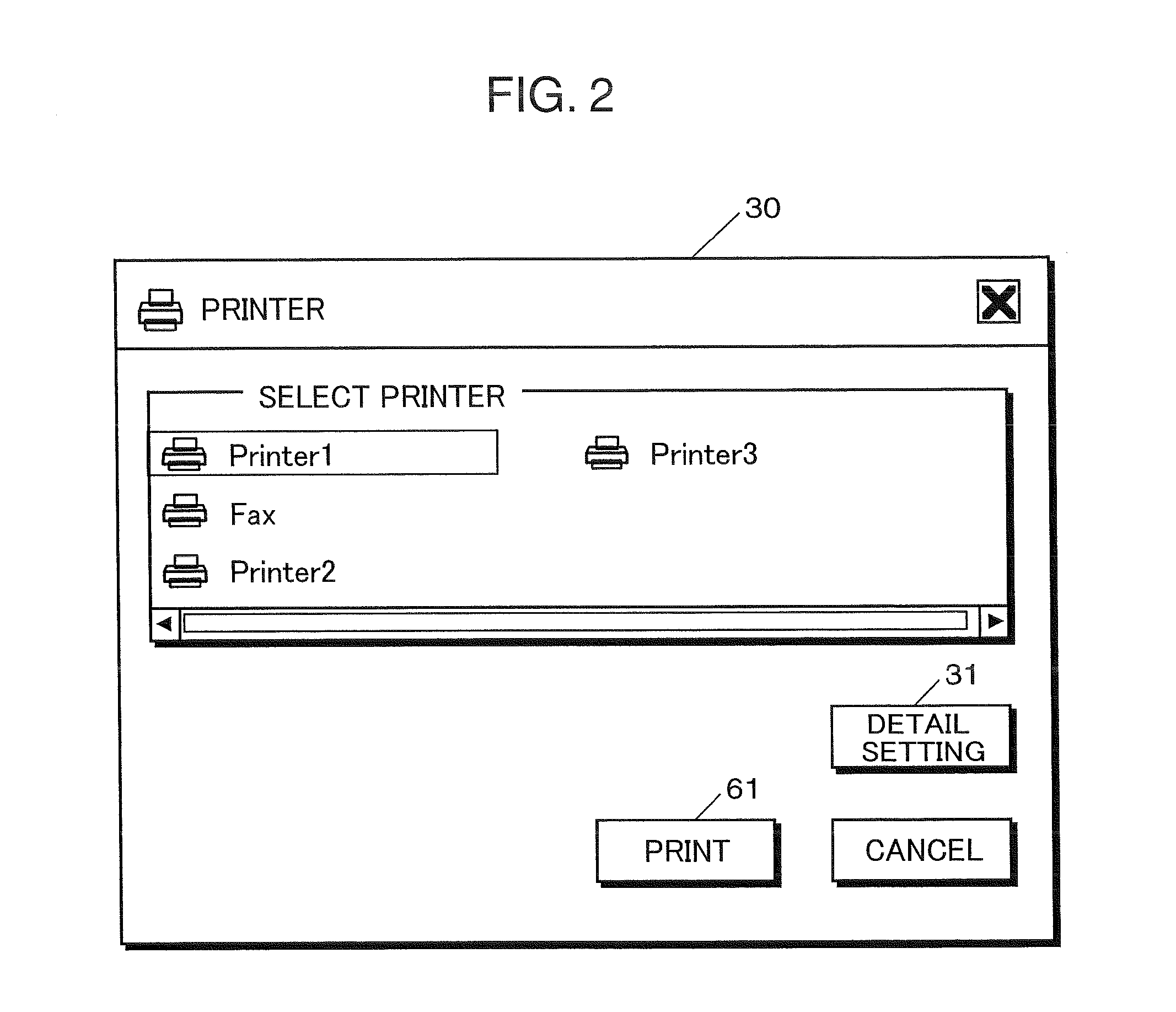 Computer-readable recording medium recorded with printing program