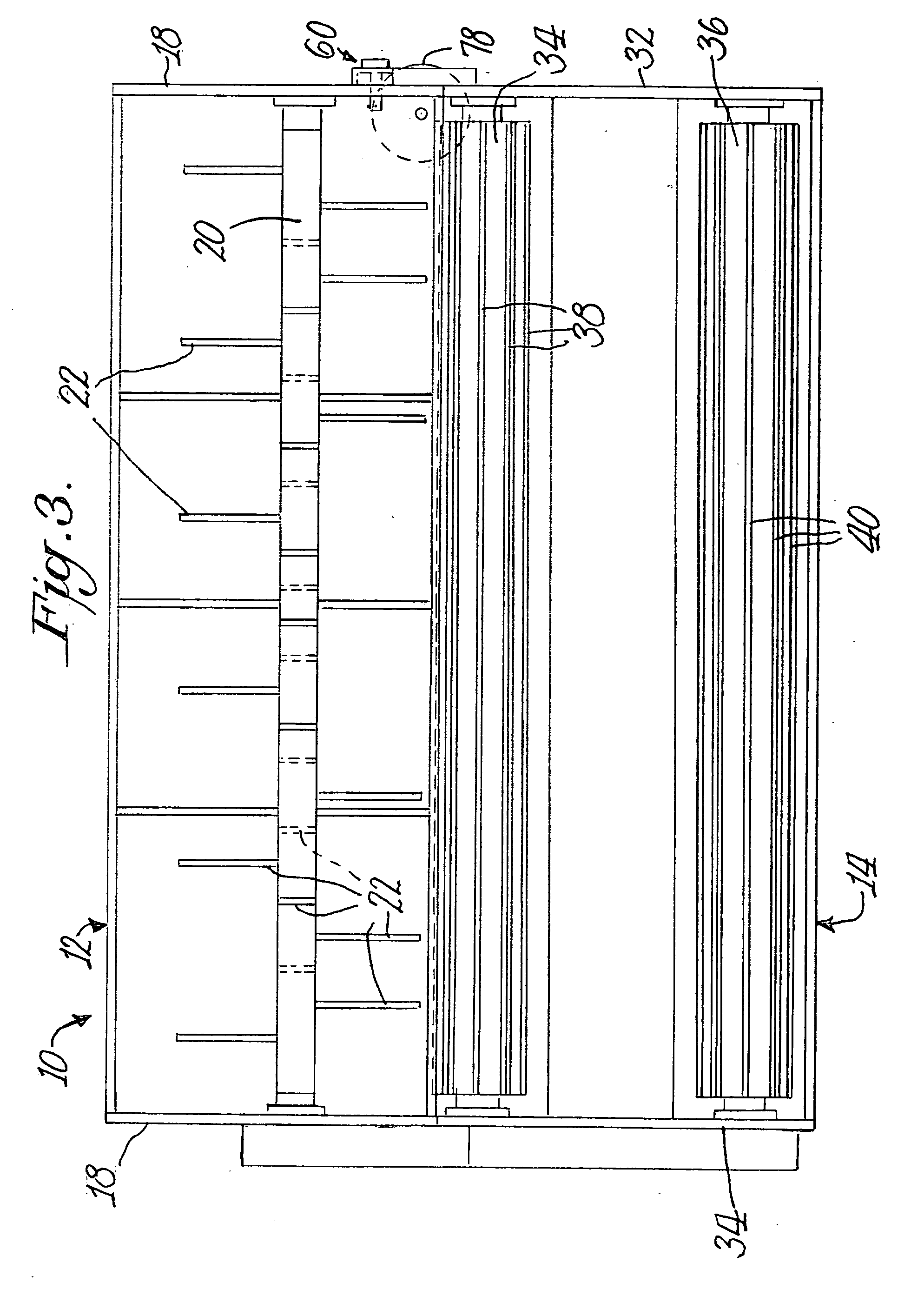 Combined digger and mushroom compost compacting assembly