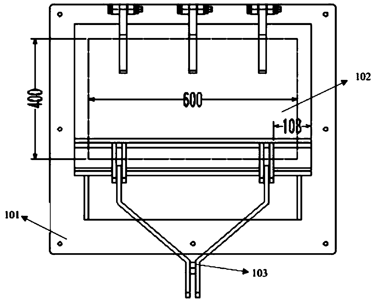 Gas-water backwashing rapid filter tank based on modification of siphon filter tank